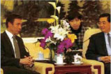 Præsident Hu Jintao møder statsminister Anders Fogh Rasmussen