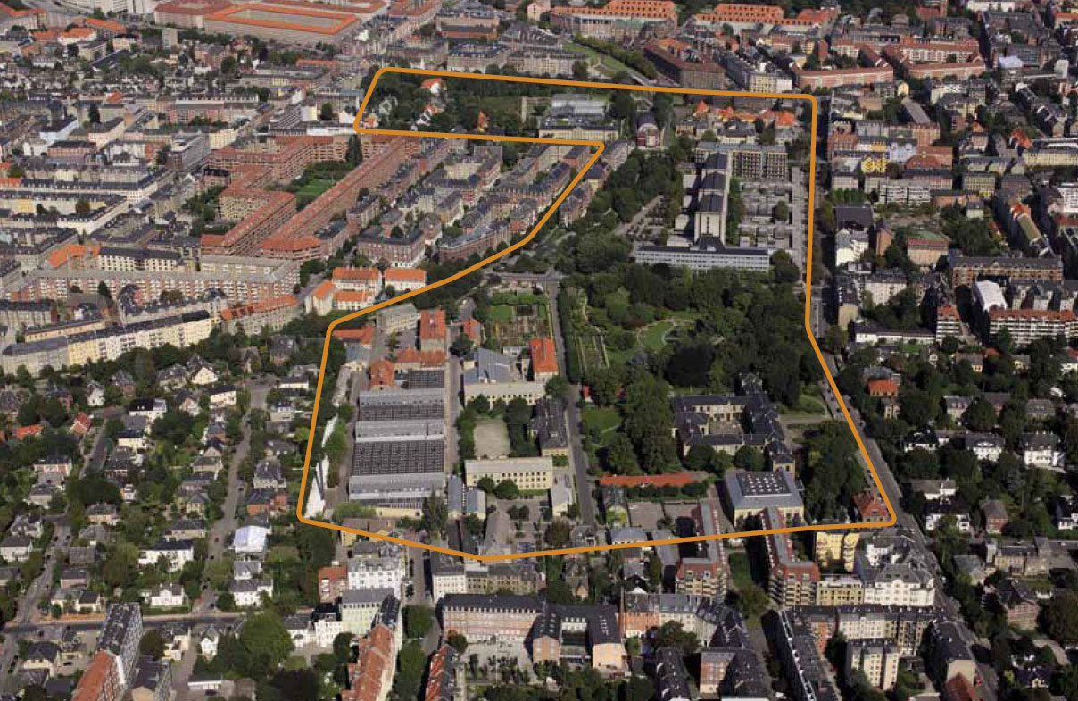 Copenhagen University from the sky