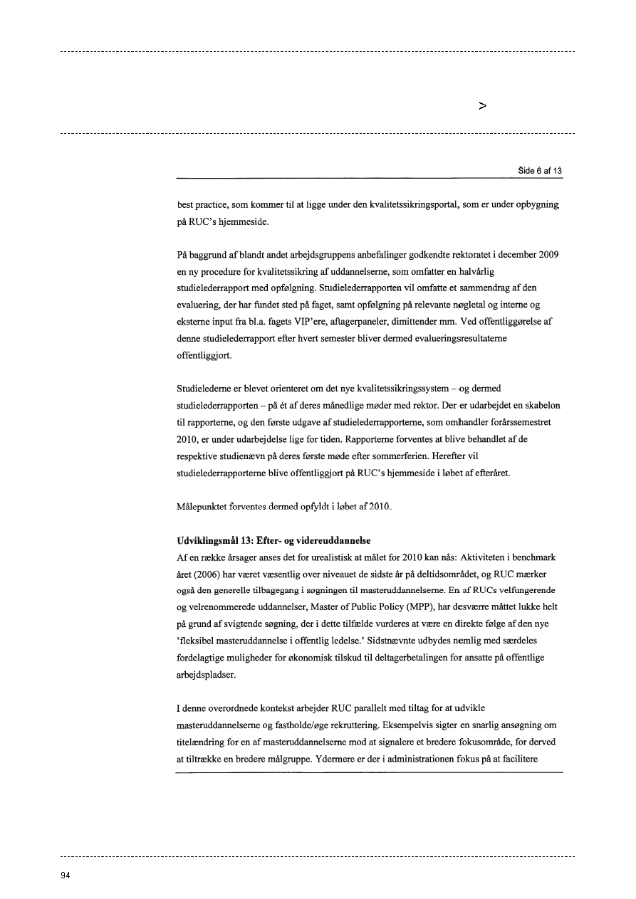 Bilag 2: Roskilde Universitets primære svarbrev af 14. september 2010 samt supplerende svarskrivelse af 28. september 2010